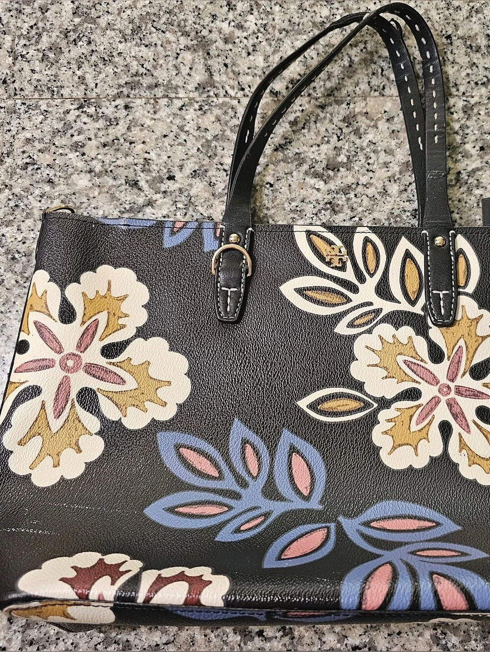 Tory Burch kerrington floral Hopewell tote